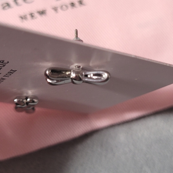 Kate Spade Double Bow Earrings - Picture 8 of 11